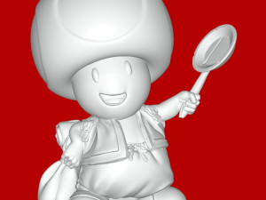 Toad Model Cetak 3D