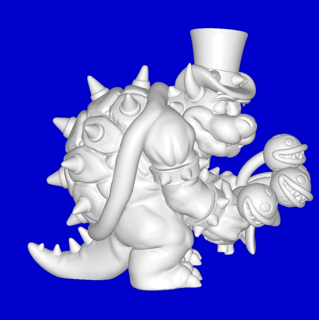 Bowser Proposal - Super Mario Bros - Fan Art 3D Print Model in Monsters &  Creatures 3DExport