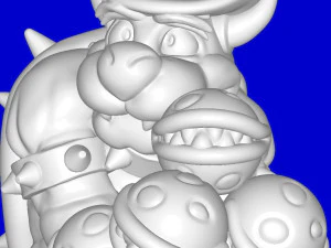 Пропозиція Боузера - Super Mario Bros - Fan Art 3D Принт Модель