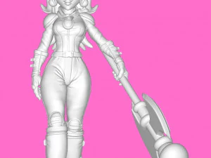 Персиковий байкер 3D Принт Модель