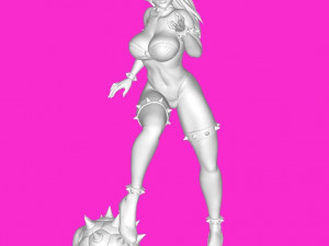 Princess Super Mario 3D Print Model
