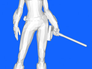 Black Widow 3D Print Model
