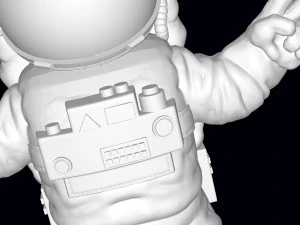 Astronaut 3D Print Model