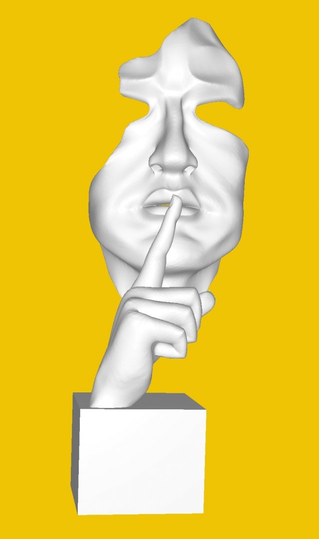 Sculpture 3D-printmodel .c4d .max .obj .3ds .fbx .stl .blend 