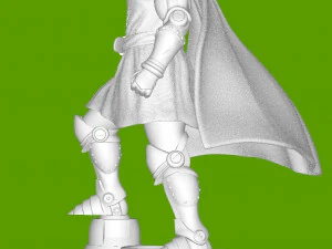 Dr Doom - split and keyed 3D Print Model
