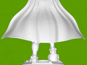 Dr Doom - split and keyed 3D Print Model