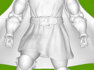 Dr Doom - split and keyed 3D Print Model