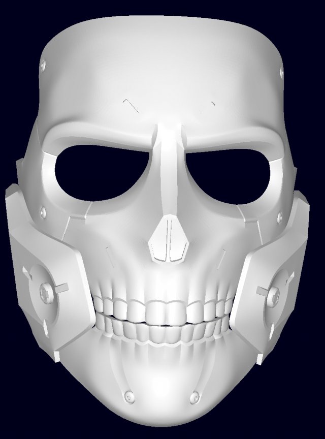 Die-Hardman Mask Death Stranding 3D 打印模型 .c4d .max .obj .3ds .fbx .stl .blend 