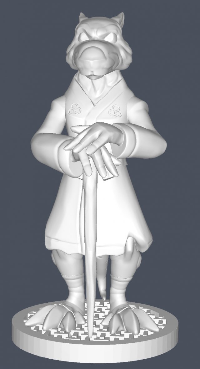 Splinter 3D प्रिंट मॉडल .c4d .max .obj .3ds .fbx .stl .blend 