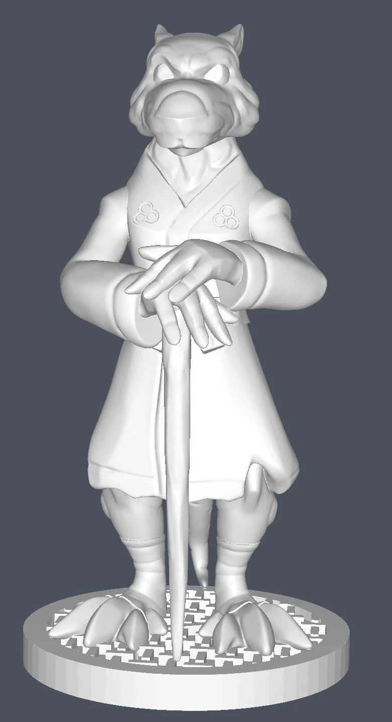 Splinter 3D Print Model .c4d .max .obj .3ds .fbx .stl .blend 