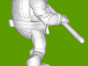 Donatelo 3D Baskı Modeli