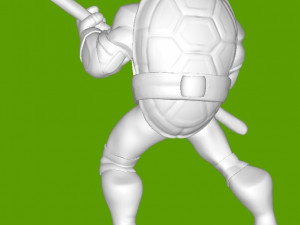 Donatelo 3D Baskı Modeli