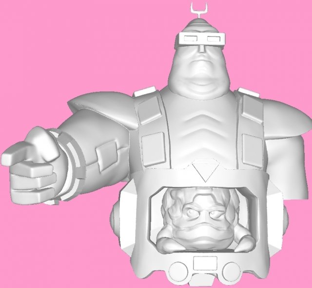 Krang Modello di stampa 3D .c4d .max .obj .3ds .fbx .stl .blend 