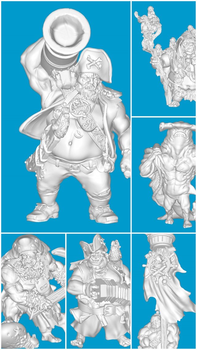Ogres 3D-Druckmodell .c4d .max .obj .3ds .fbx .stl .blend 