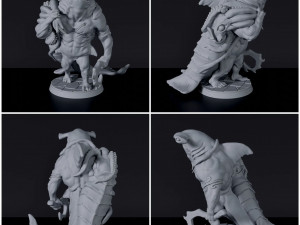 Ogres 3D-Druckmodell