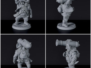 Ogres 3D-Druckmodell