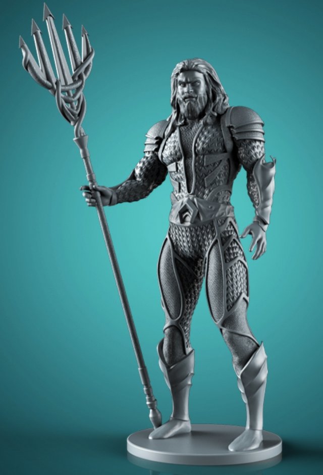 Aquaman 3D Print Model in Man 3DExport