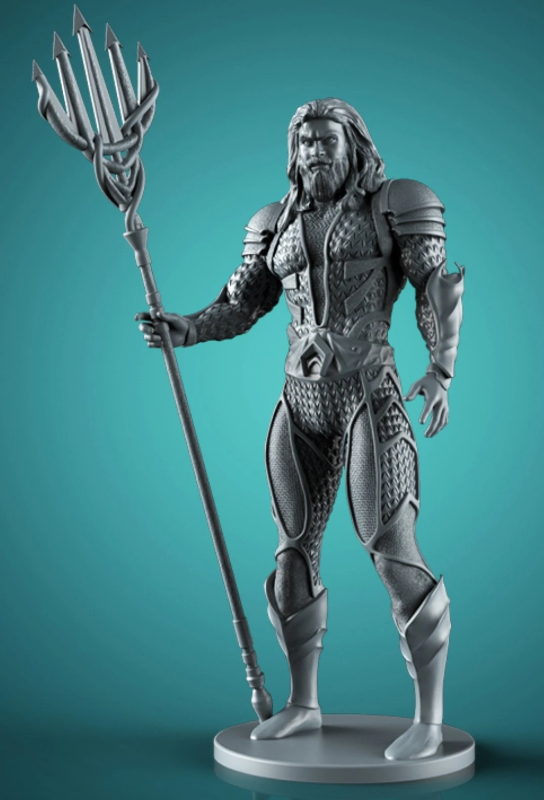 Aquaman 3D Print Model .c4d .max .obj .3ds .fbx .stl .blend 