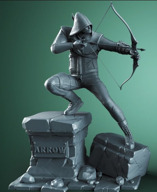 Arrow 3D Print Model .c4d .max .obj .3ds .fbx .stl .blend 