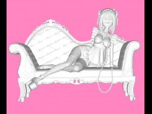 Luca Romagnoli - Figurine de cosplay Marin Shizuku Modèles 3D en vedette