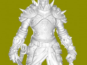 Skeleton Warrior 3D-printmodel