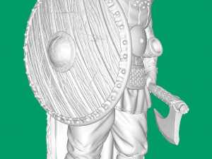 Viking Padded Warrior 3D प्रिंट मॉडल