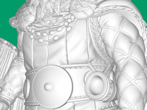 Viking Padded Warrior 3D प्रिंट मॉडल
