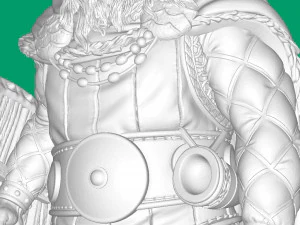 Viking Padded Warrior 3D Print Model