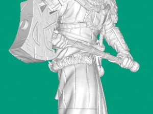 Vikings berserker 3D Baskı Modeli