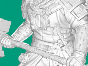 Vikings berserker 3D Baskı Modeli