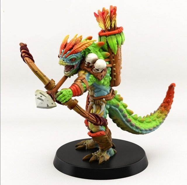 LIZARDMEN 3D Принт Модель .c4d .max .obj .3ds .fbx .stl .blend 
