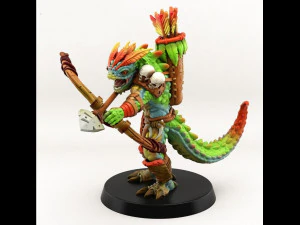 リザードマン 3Dプリントモデル