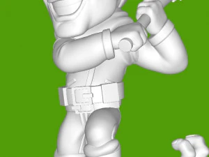 Negan Walking Dead Modèles 3D en vedette