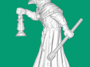 Plague Doctor 3D 프린트 모델
