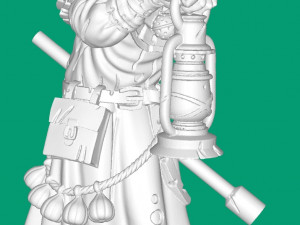 Plague Doctor 3D 프린트 모델