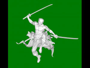 Roronoa Zoro 3D Print Model
