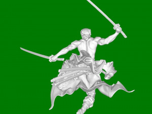 Roronoa Zoro Modelo de impresión 3D