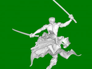Roronoa Zoro 3D Print Model