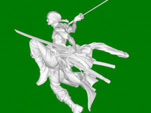 Roronoa Zoro 3D Print Model