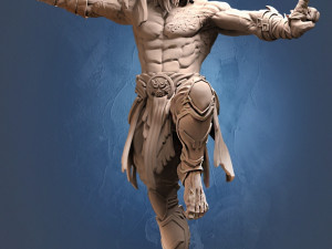 Liu Kang 3D Print Model