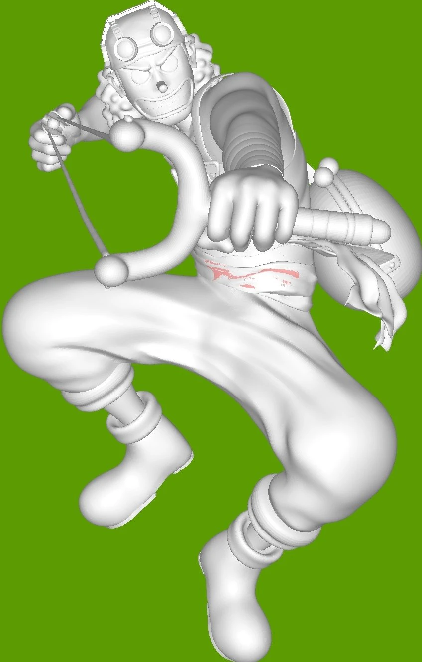 Usop 3D Print Model .c4d .max .obj .3ds .fbx .stl .blend 