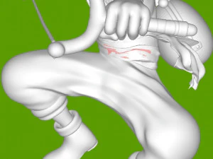 Usopp Model Cetak 3D