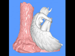 The Fallen Angel 3D Print Model