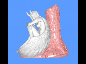 The Fallen Angel 3D Print Model