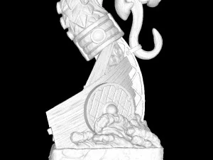 VikingChessSet 3D Print Model