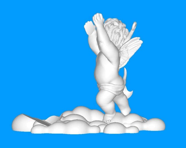 CupidWineHolder Modello di stampa 3D .c4d .max .obj .3ds .fbx .stl .blend 