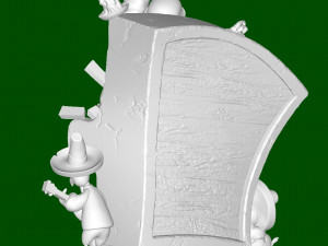 Undead Saloon Musician 3D 打印模型