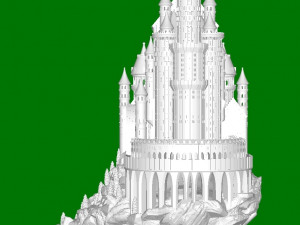 Medieval Castle 3D Принт Модель