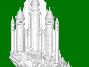 Medieval Castle 3D Принт Модель