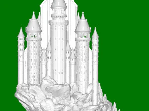 Medieval Castle 3D Print Model